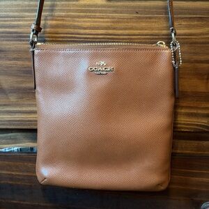 Coach Tan Leather Shoulder Bag